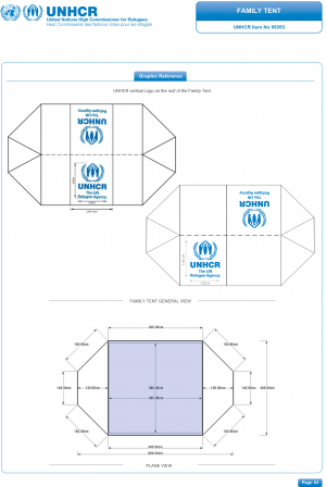 The UNHCR Standard Family Tent.
