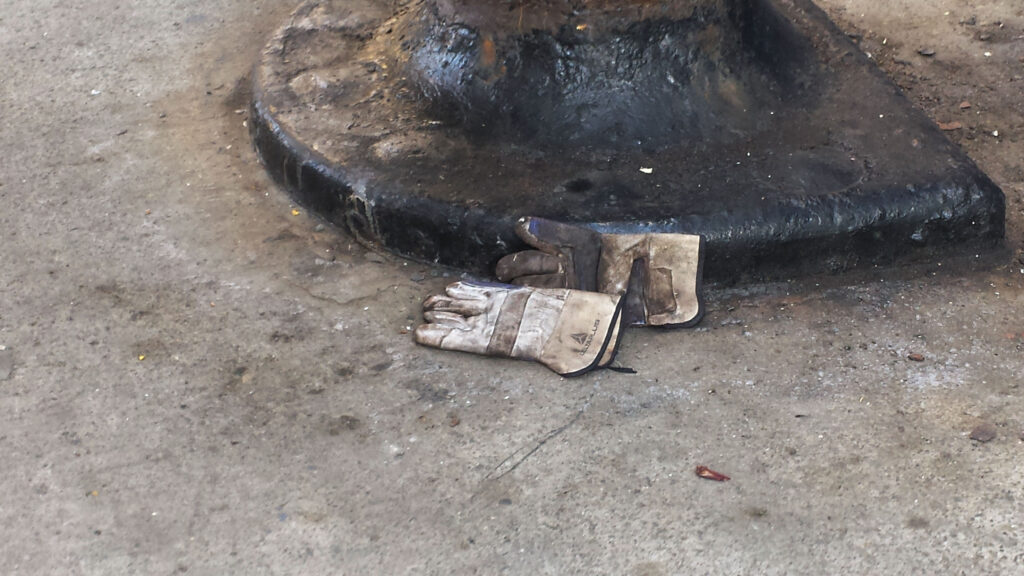 Work gloves. Khor Fakkan, UAE.